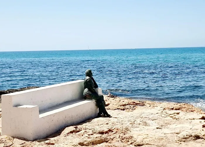 In The Center A Few Meters From The *